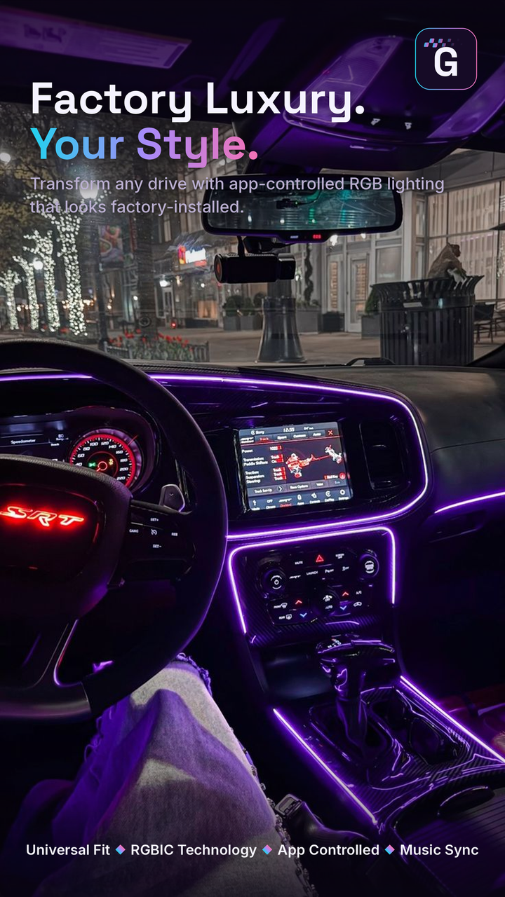 GlowMods™ AuraSync Ambient Interior Kit