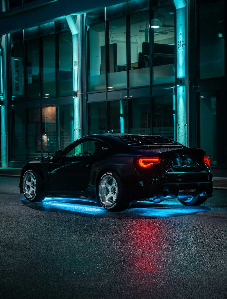 Customer interior with AuraSync ambient lighting